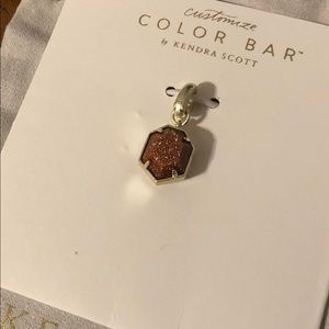 Kendra Scott Charm - NWT Gold and Goldstone